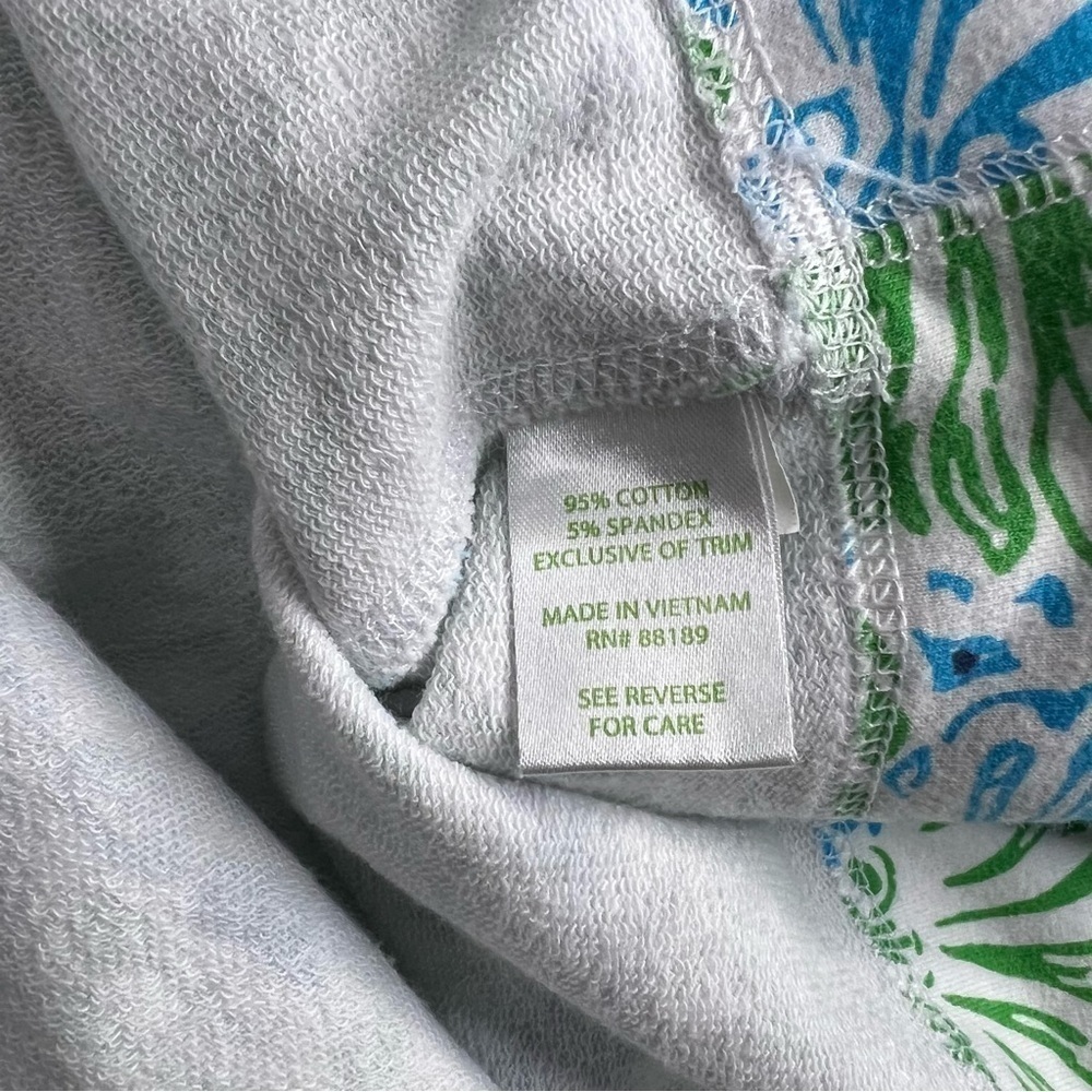 Lilly Pulitzer French Terry 3/4 Sleeve Boat Neck Shell Print Dress Size M - Picture 7 of 9